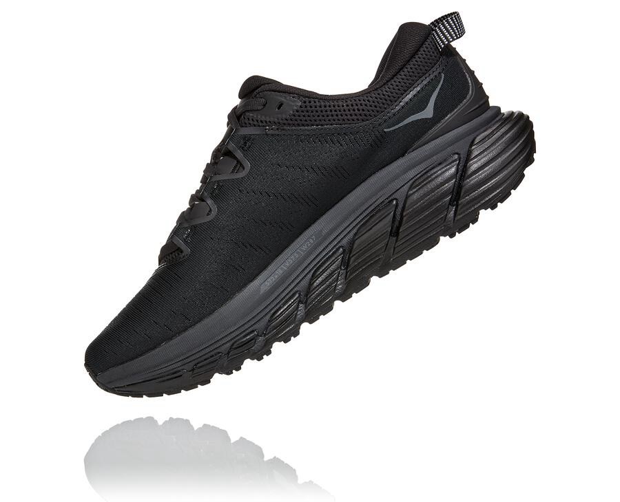 Hoka One One Running Shoes Womens Black - Gaviota 3 - 59813YAFS